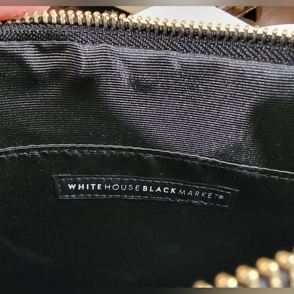 White House Black Market Floral Studded Large Clutch Wristlet - Picture 9 of 10